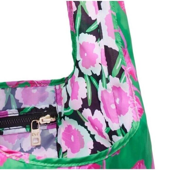 Diane Furstenberg Poppy and Geraniums Reusable Shopping Tote Bag - Picture 5 of 6